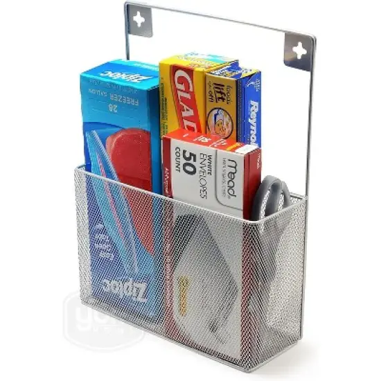 YBM Home Mesh Wall Mount Kitchen Cabinet Door Organizer (1154),2-Pack image {3}