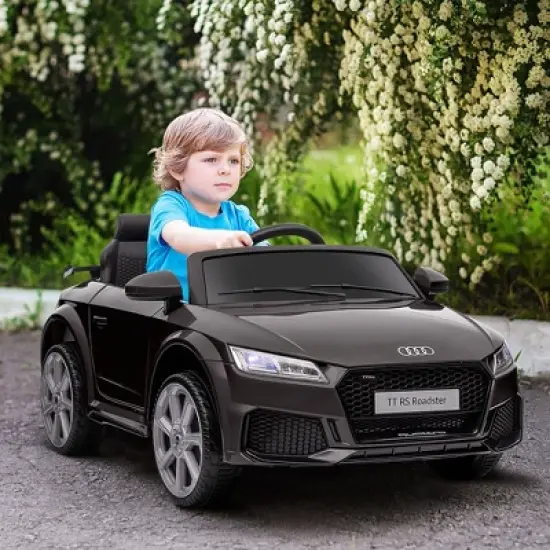 Aosom 6V Kids Electric Ride On Car, Licensed Audi TT RS with Seat and Remote Control, Horn, Music, MP3, for Kids 3-6 Years Old image {2}