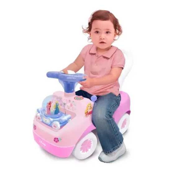 Kiddieland Disney Spark n Glow Princess Carriage Ride-On - Pink image {7}