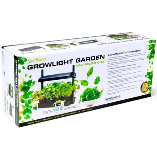 SunBlaster SL1600198 T5HO Micro T5 Grow Light Garden w/Reflector & 4 Seedling Trays for Flower, Herbs, and Veggie Seed Starting or Plant Propagation image {4}