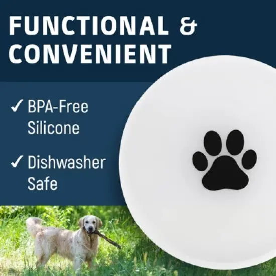 Impresa 2 Pack 8 Silicone Lids for Yeti Dog Bowl, for Coldest & for Hydrapeak Dog Bowl 64oz image {6}