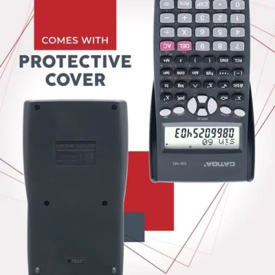 CATIGA Scientific Calculator &ndash; Solar & Battery, Multi-Function, Durable for High School & College Math, Algebra, Trig, Stats image {4}