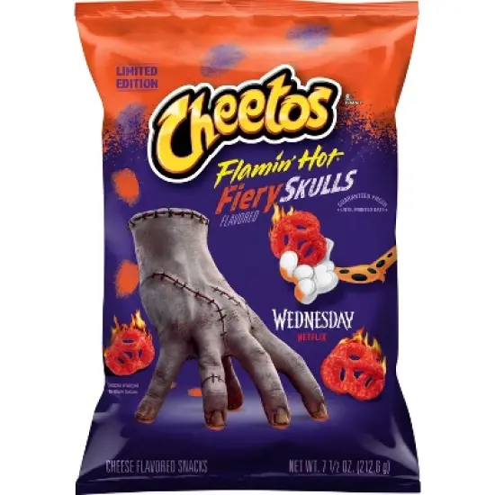 Cheetos Flamin&rsquo; Hot Fiery Skulls Chips - 7.5oz image {4}