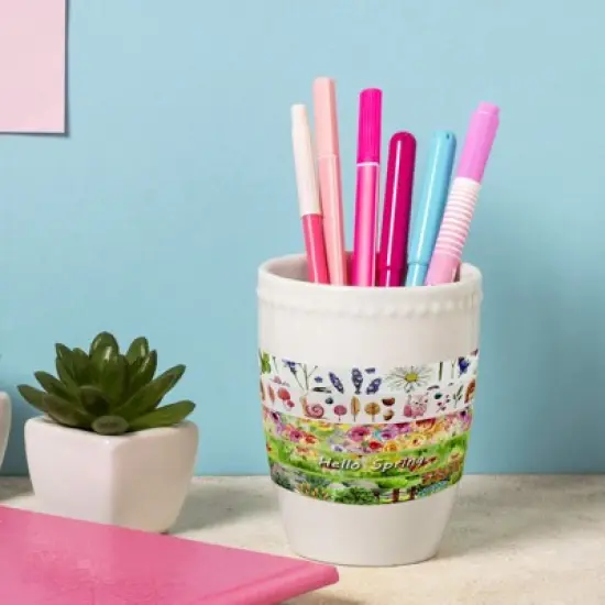 Wrapables Decorative Washi Tape for Scrapbooking, Stationery, Diary, Card Making (10 Rolls), Hello Spring image {5}