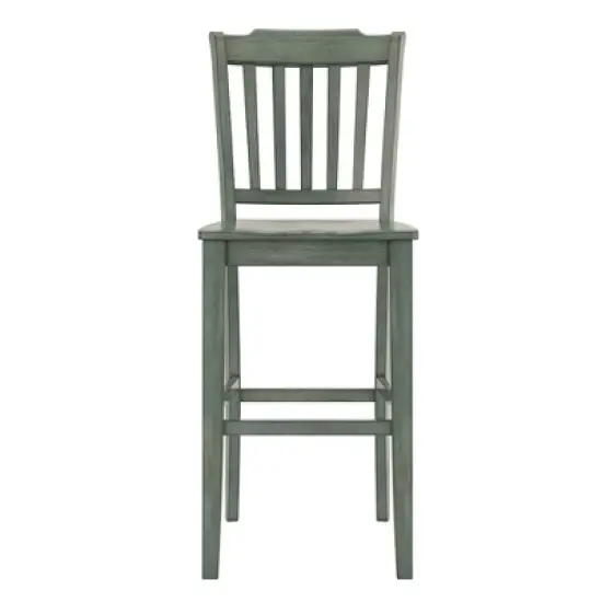 Set of 2 29" South Hill Slat Back Barstools - Inspire Q image {3}