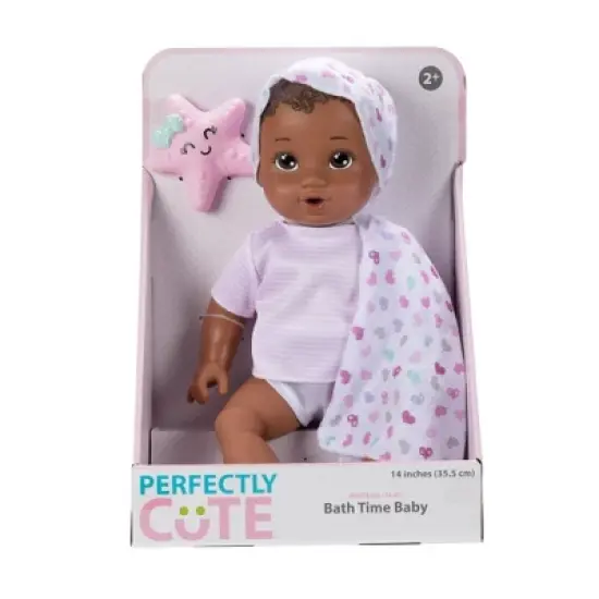 Perfectly Cute Bathtime Baby Doll - Brown Hair image {1}