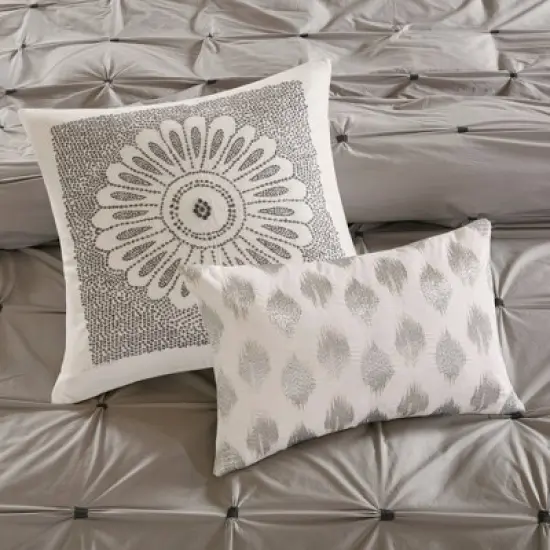 Masie Elastic Embroidered Comforter Set image {7}