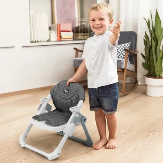 Chicco Take a Seat Booster High Chair - Gray Star image {3}
