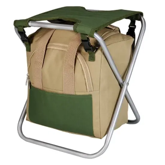 Picnic Time 5pc Garden Tool Set with Tote And Folding Seat: Portable Gardening Gift Kit image {3}