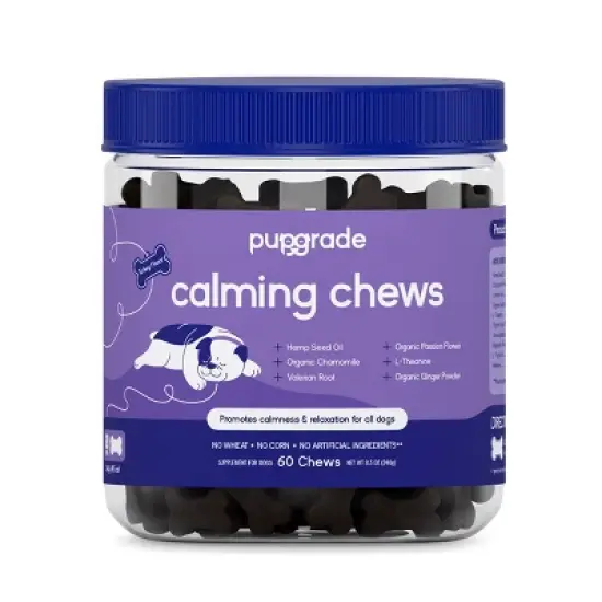 PupGrade Calming Chew Supplement for Dogs - 60 Count image {6}