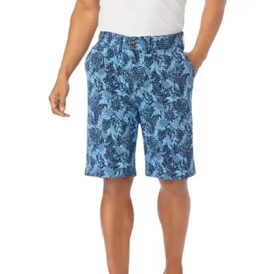 KingSize Men's Big & Tall 10" Flex Full-Elastic Waist Chino Shorts image {6}