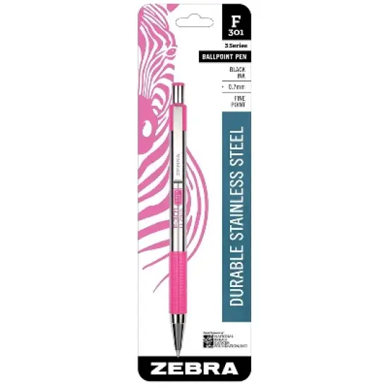 Zebra Pen F-301 BCA Retractable Ballpoint Pen ZEB37111 image {1}