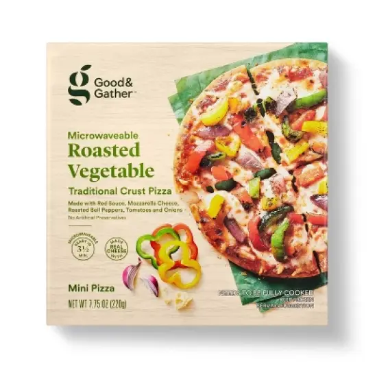 Frozen Roasted Vegetable Mini Pizza - 7.75oz - Good & Gather&trade; image {3}