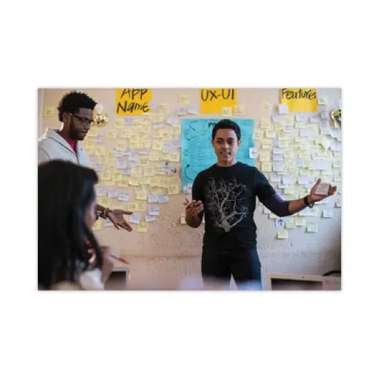 Post-it Dispenser Notes Super Sticky Pop-up 3 x 3 Note Refill, Cabinet Pack, 3" x 3", Canary Yellow, 90 Sheets/Pad, 18 Pads/Pack image {4}