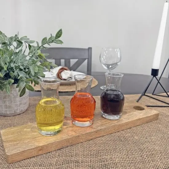 Cornucopia Brands Mini Individual Wine Carafes 6pk; 6.5oz Single-Serving Personal Size Decanters image {3}