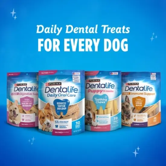 Dentalife Daily Mini Original Flavor Dental and Hard Chews Dog Treat - 6.8oz/24ct image {9}