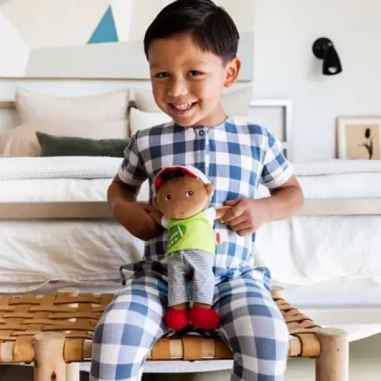 HABA Snug up Mason Baby Boy Doll (Machine Washable) image {5}