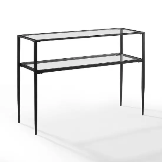 Ashton Console Table Matte Black - Crosley image {1}