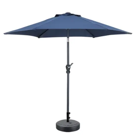 Ainfox 7.5ft Patio Umbrella With Modern Umbrella Base image {9}