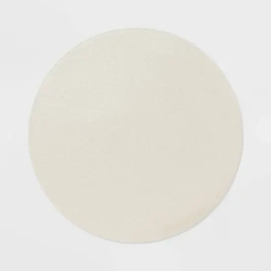 15" Round Pebble Faux Leather Charger - Threshold&trade; image {6}