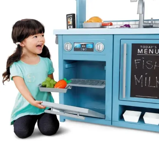 Little Tikes First Prep Kitchen Realistic Pretend Play Kitchen with Over 25 Accessories image {3}