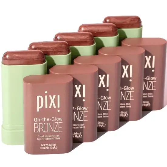 Pixi On The Glow Bronze Tinted Moisturizer Stick Bronzer - 0.6oz image {5}