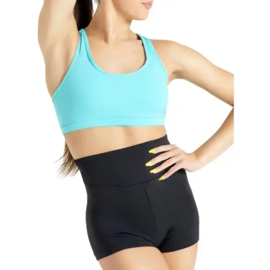 Capezio Women's Team Basics High Waisted Shorts image {4}