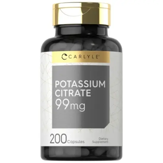 Carlyle Potassium Citrate 99mg | 200 Capsules image {7}