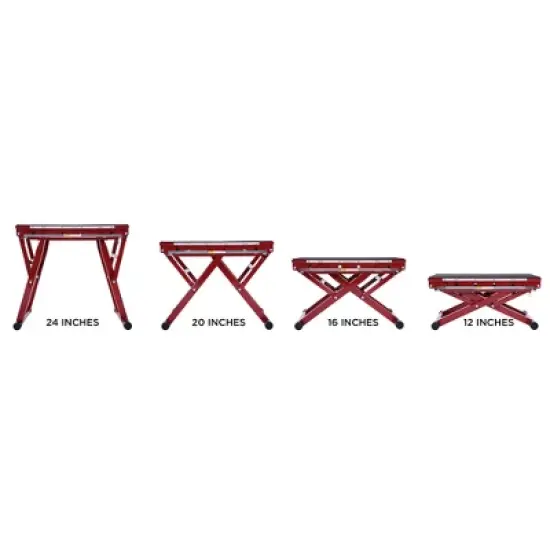 Stamina X 12 to 24" Adjustable Height Jump Plyometrics Plyo Fitness Exercise Box w/ Access to Muuv, Non-Slip Surface & Workout Guide image {4}