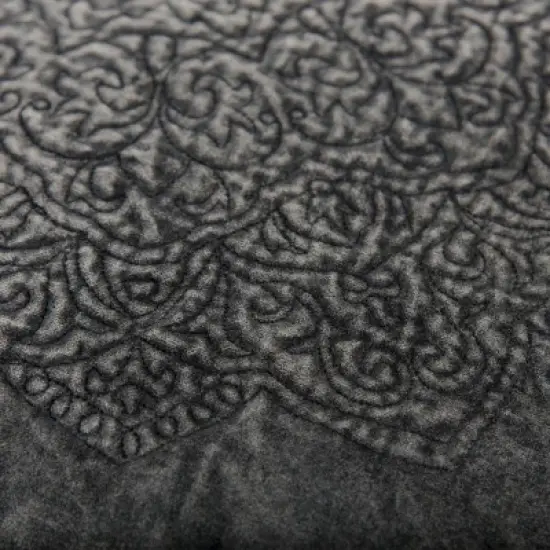 Medallion Throw Pillow Gray - Rizzy Home image {1}