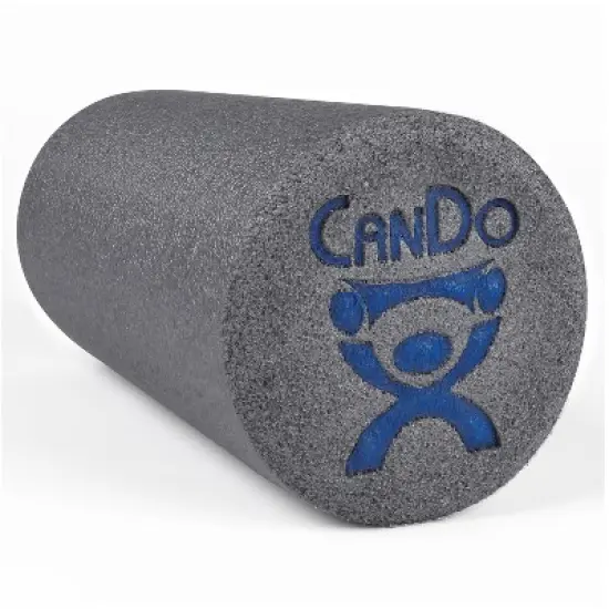 CanDo Plus Round Gray Exercise Fitness Foam Rollers for Muscle Restoration, Massage Therapy, Sport Recovery and Physical Therapy image {8}