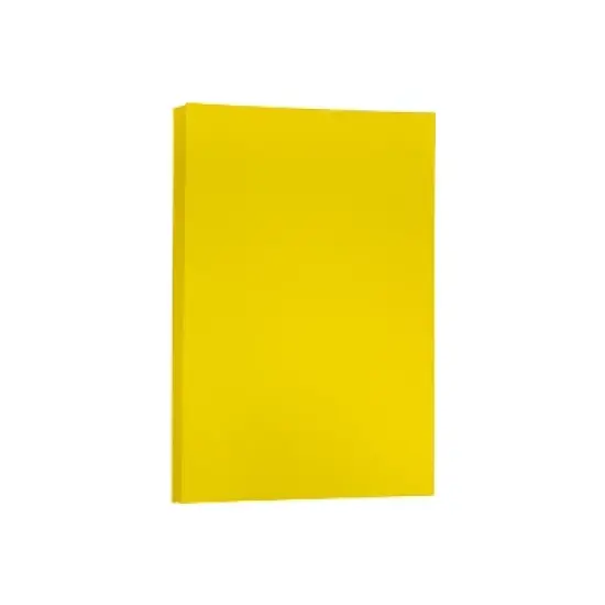 Astrobrights Ledger 65lb Colored Cardstock Tabloid Size 11 x 17 Yellow Recycled 16728490 image {1}