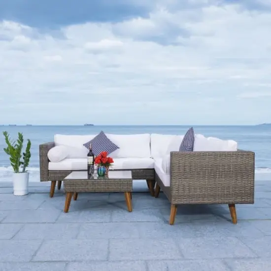 Analon Sectional Set - Indoor/Outdoor - PAT7716 - Safavieh image {2}