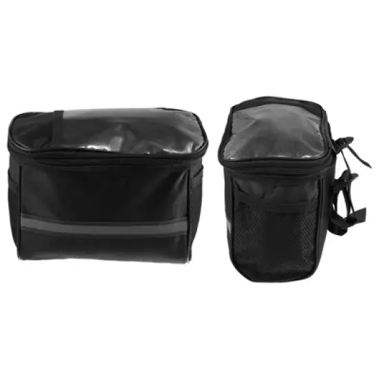 Unique Bargains Bike Handlebar Storage Bag 1 Pc image {3}