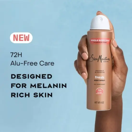 SheaMoisture Whole Body Deodorant Spray - Coconut & Hibiscus - Aluminum-Free 4oz image {2}