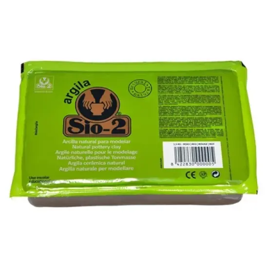 ACT&Iacute;VA SIO-2&reg; Argila Natural Pottery Clay, 2.2 lb (1 kg), Red image {5}