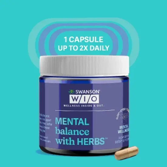 Swanson W/I/O MENTAL balance with HERBS - 30 count image {4}