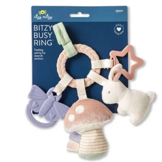 Itzy Ritzy Bitzy Busy Ring Teething Activity Toy image {6}