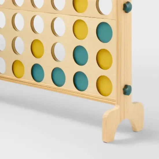 Giant Connect 4 - Embark&trade;: Pine and Plywood Lawn Game for 6+ image {2}