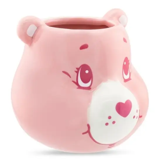 Silver Buffalo Care Bears Cheer Bear Sculpted Ceramic Mini Mug | Holds 2.5 Ounces image {1}