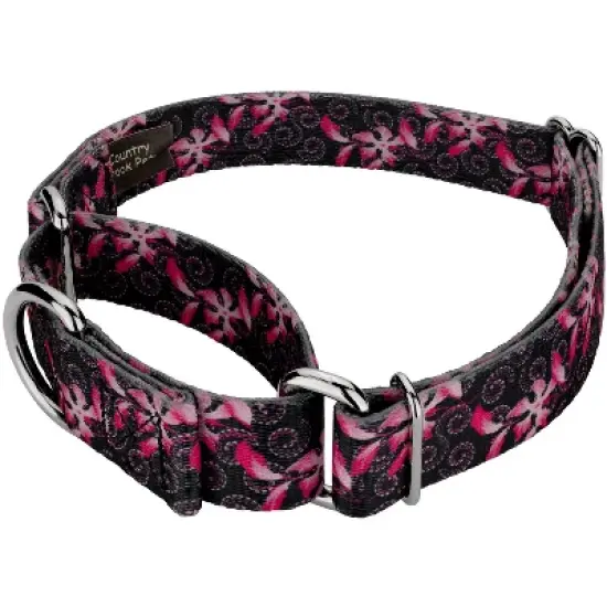 Country Brook Petz Pink Honeysuckle Breeze Martingale Dog Collar image {1}