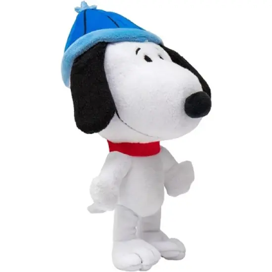 JINX Inc. The Snoopy Show 7.5 Inch Plush | Winter Beanie Snoopy image {1}