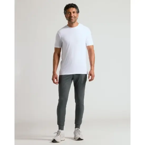 Men's Charcoal Heather Gray Active Joggers - True Classic image {8}