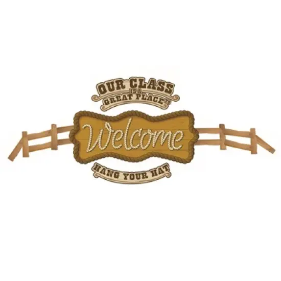 Eureka Wild Wild Classroom Welcome Bulletin Board Set, 69 Pieces image {2}