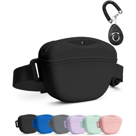 Dog Treat Pouch with Training Clicker, Upgrade Stronger Magnetic Closure image {6}