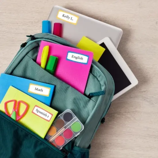 Avery Durable Labels, 3/4" x 1-3/4", Assorted, 3-Pack (31442) image {4}