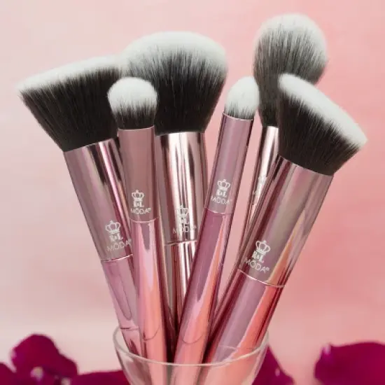 MODA Brush Limited Edition Rose Makeup Brush Set- 6pc image {4}