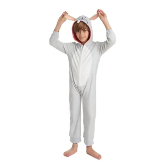 LOONEY TUNES Buggs Bunny Girls Zip Up Costume Pajama Coverall Toddler image {4}
