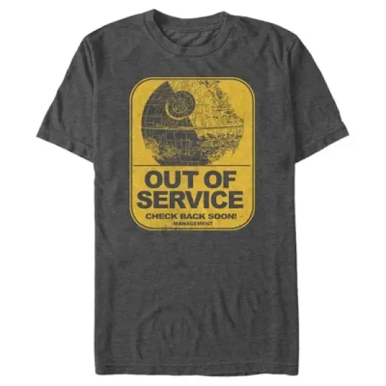 Men's Star Wars Death Star Out of Service T-Shirt image {4}