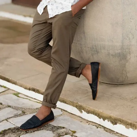 Nisolo Sustainable Men's Alejandro Woven Slip On image {1}